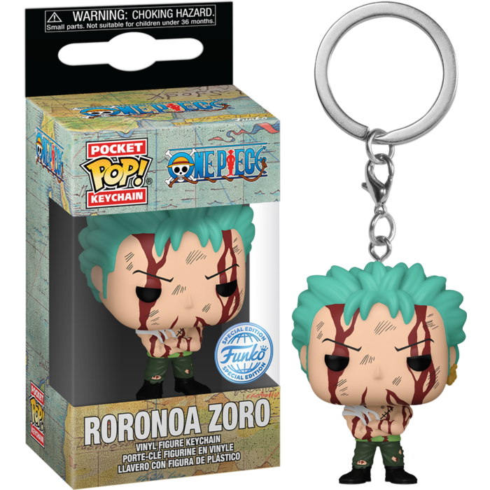 Funko Pocket POP! Keychain - One Piece: Roronoa Zoro "Nothing Happened"