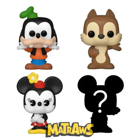 Funko Bitty Pop! - Disney: Goofy 4-Pack Action- Og Legetøjsfigurer