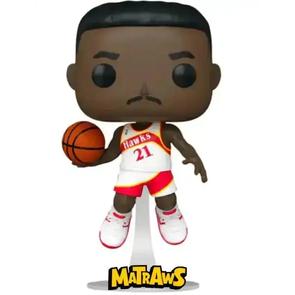 Funko POP! - Basketball: Dominique Wilkins (Atlanta Hawks) #104 Action- og legetøjsfigurer Funko POP!