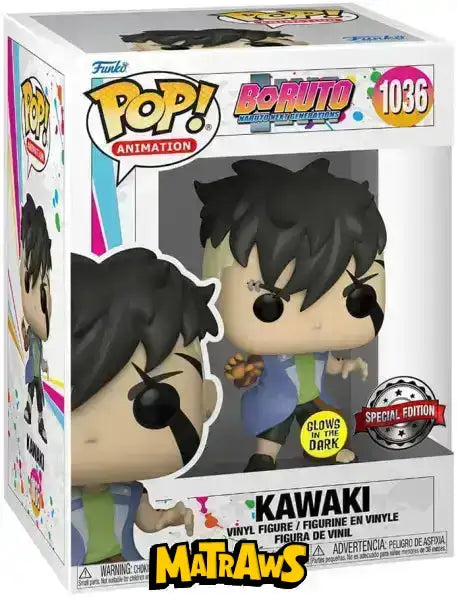 Funko POP! - Boruto: Kawaki (Special Edition, Glows in the Dark) #1036 Action- og legetøjsfigurer Funko POP!
