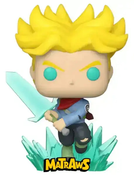 Funko POP! - Dragon Ball Super: Super Saiyan Trunks with Sword #1281 Action- og legetøjsfigurer Funko POP!