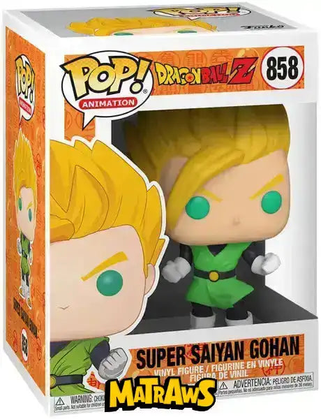 Funko POP! - Dragon Ball Z: Super Saiyan Gohan #858 Action- og legetøjsfigurer Funko POP!