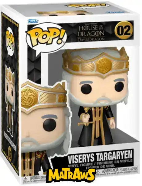 Funko POP! - House of the Dragon: Viserys Targaryen #02 Action- og legetøjsfigurer Funko POP!
