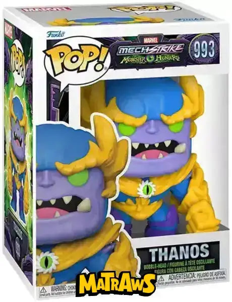 Funko POP! - Marvel Monster Hunters: Thanos #993 (Bobble-Head) Action- og legetøjsfigurer Funko POP!
