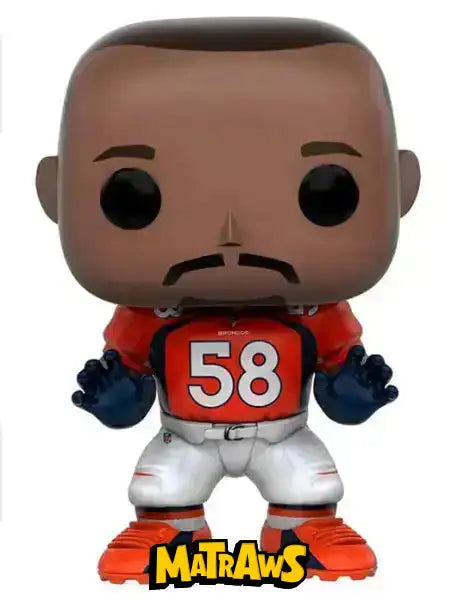 Funko POP! - NFL: Von Miller (Broncos) #60 Action- og legetøjsfigurer Funko POP!