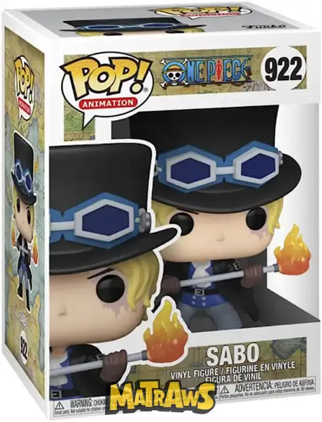 Funko Pop! - One Piece: Sabo #922 Action- Og Legetøjsfigurer