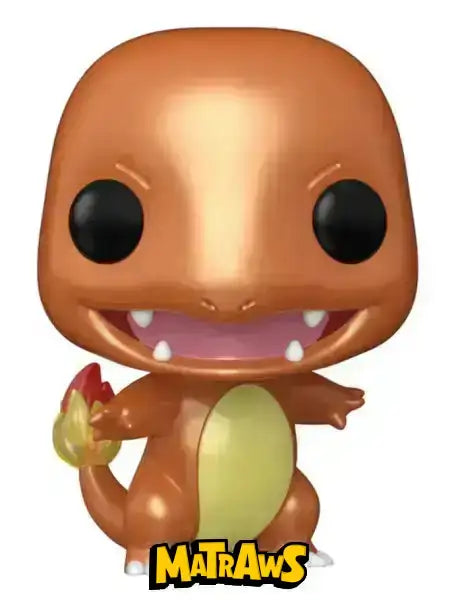 Funko POP! - Pokémon: Charmander (Metallic) #455 Action- og legetøjsfigurer Funko POP!