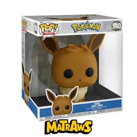 Funko POP! - Pokémon: Eevee (Supersized) #540 Action- og legetøjsfigurer Funko POP!