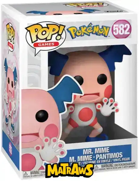 Funko POP! - Pokémon: Mr. Mime #582 Action- og legetøjsfigurer Funko POP!
