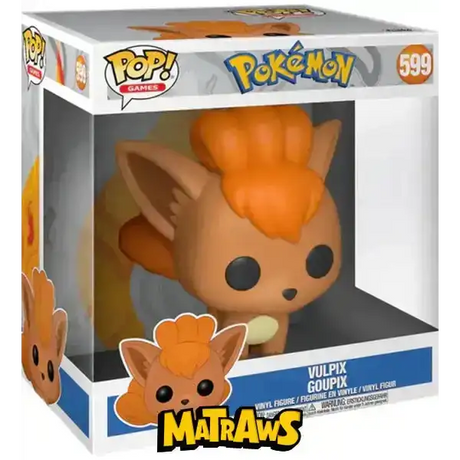 Funko POP! - Pokémon: Vulpix (Supersized) #599 Action- og legetøjsfigurer Funko POP!