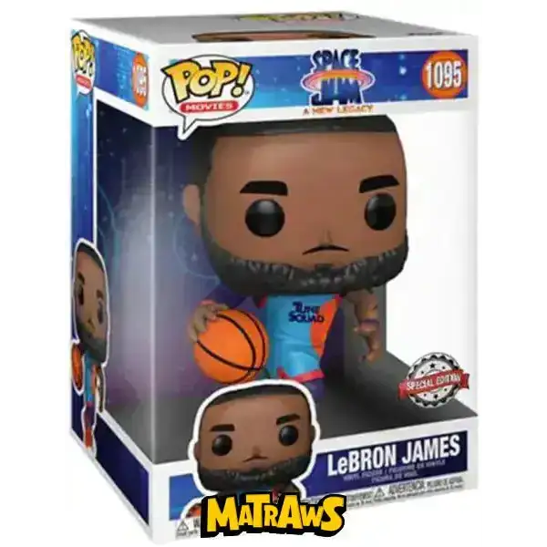 Funko POP! - Space Jam: LeBron James - 10" (Super Sized) (Special Edition) #205 Action- og legetøjsfigurer Funko POP!