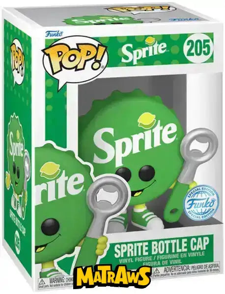 Funko POP! - Sprite: Sprite Bottle Cap (Special Edition) #205 Action- og legetøjsfigurer Funko POP!