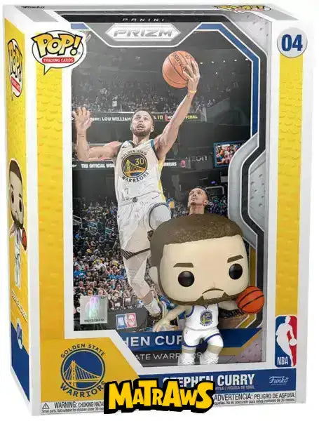 Funko POP! - Trading Cards: Stephen Curry (Panini Prizm) #04 Action- og legetøjsfigurer Funko POP!
