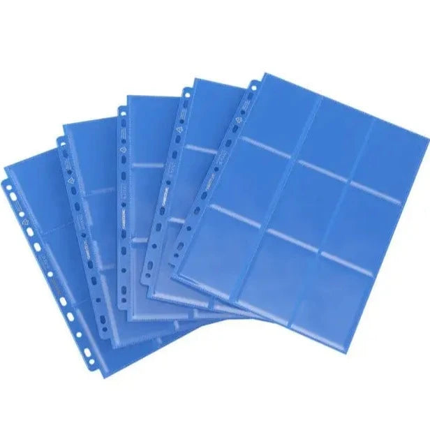 GameGenic: 18-Pocket Pages (10 stk. ) - Mappelommer Kortspil – tilbehør GameGenic Blue