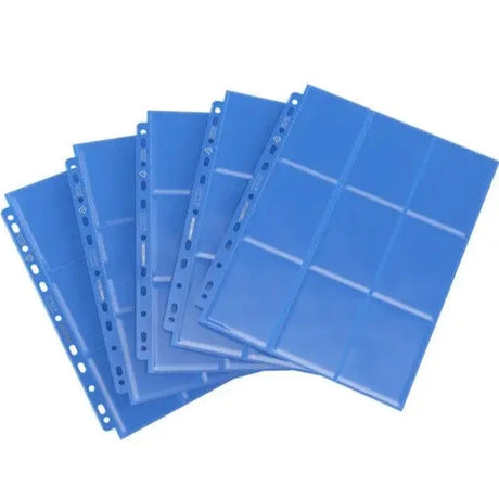 GameGenic: 18-Pocket Pages (10 stk. ) - Mappelommer Kortspil – tilbehør GameGenic Blue