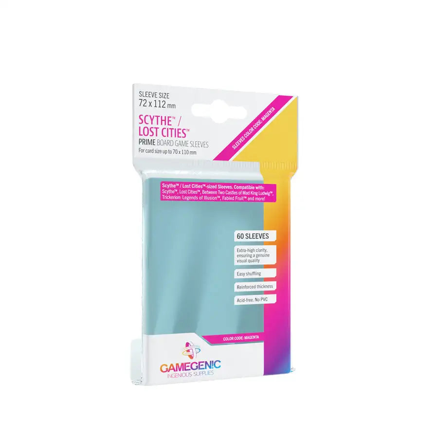 GameGenic: Prime Scythe/Lost Cities Sleeves (72x112mm) - 50 stk. Sleeves Gamegenic