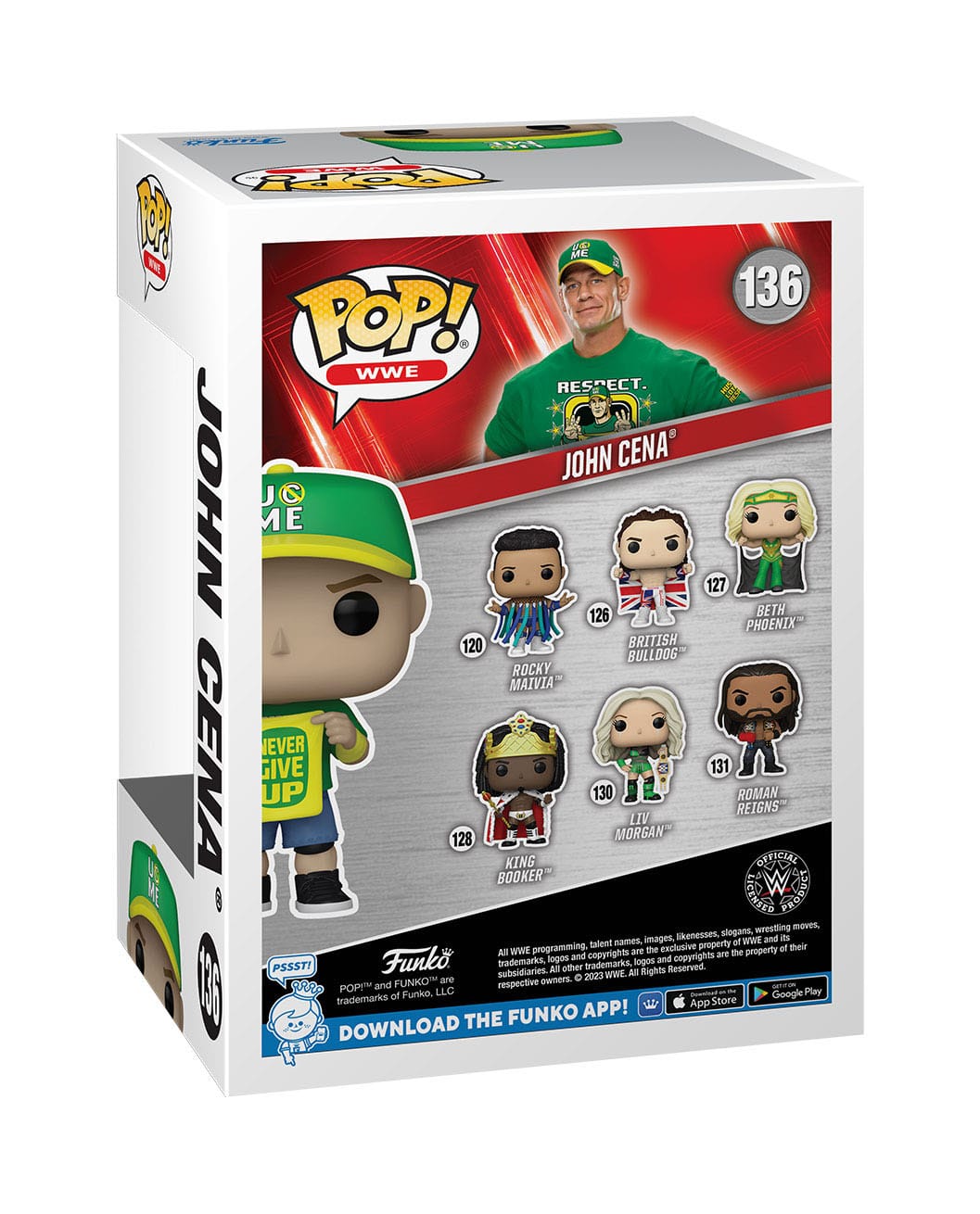 Funko POP! - WWE: John Cena (Never Give Up) #136