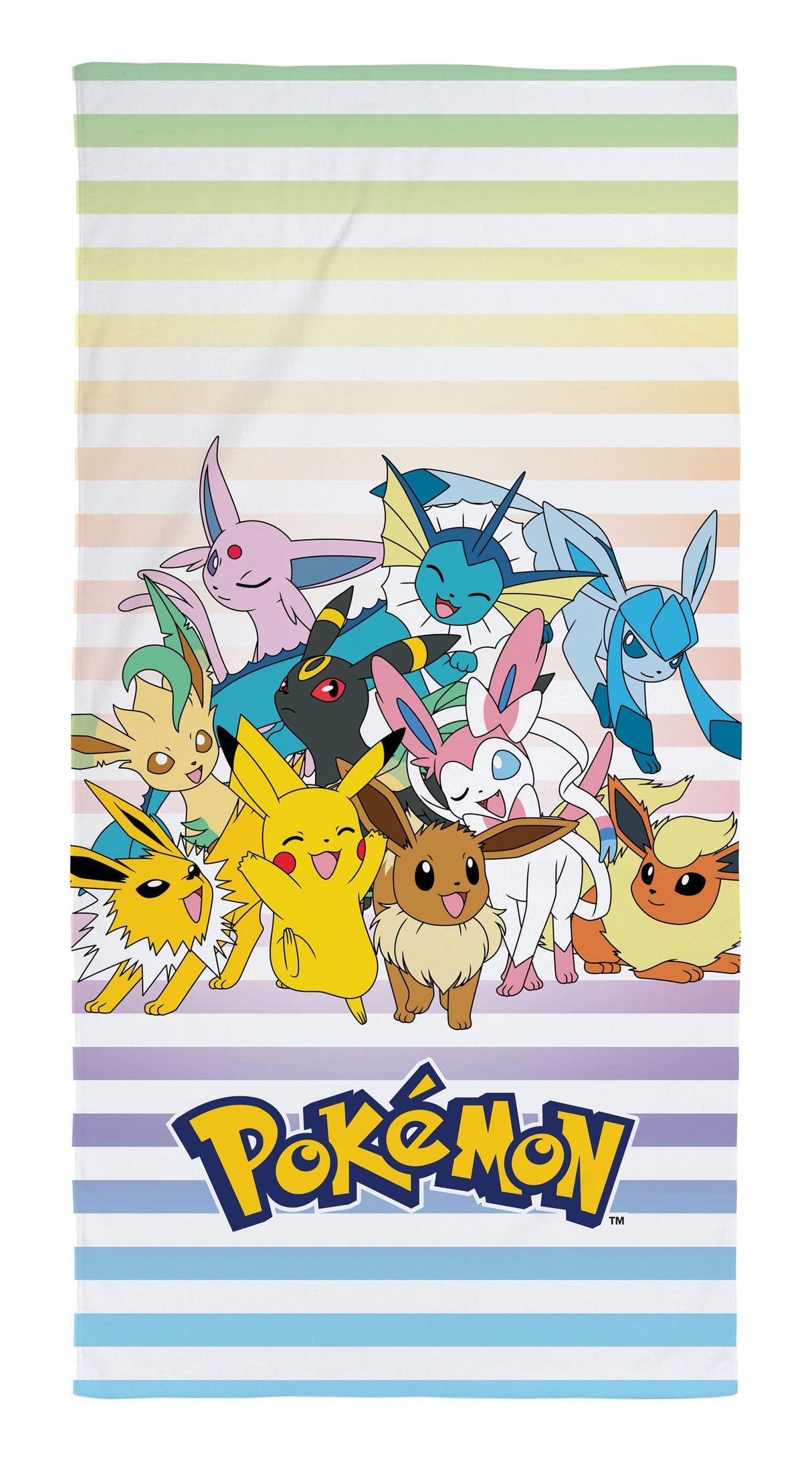 Pokémon Håndklæde: Pikachu & Eevee Evolutions