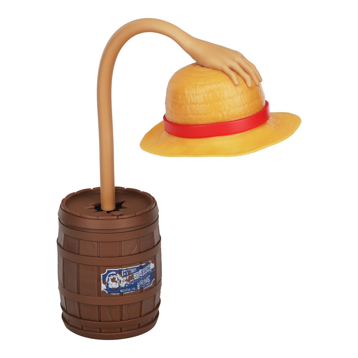 One Piece: Justérbar Bordlampe - Straw Hat (28 cm)
