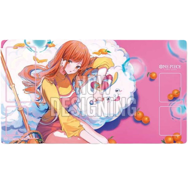 One Piece: Official Playmat Nami - Bandai Card Games Fest 24-25 Edition (+ promo kort)