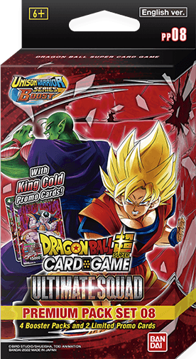 Dragon Ball Super TCG: Premium Pack Set - Unison Warriors Series 08: Ultimate Squad (DBS-PP08)