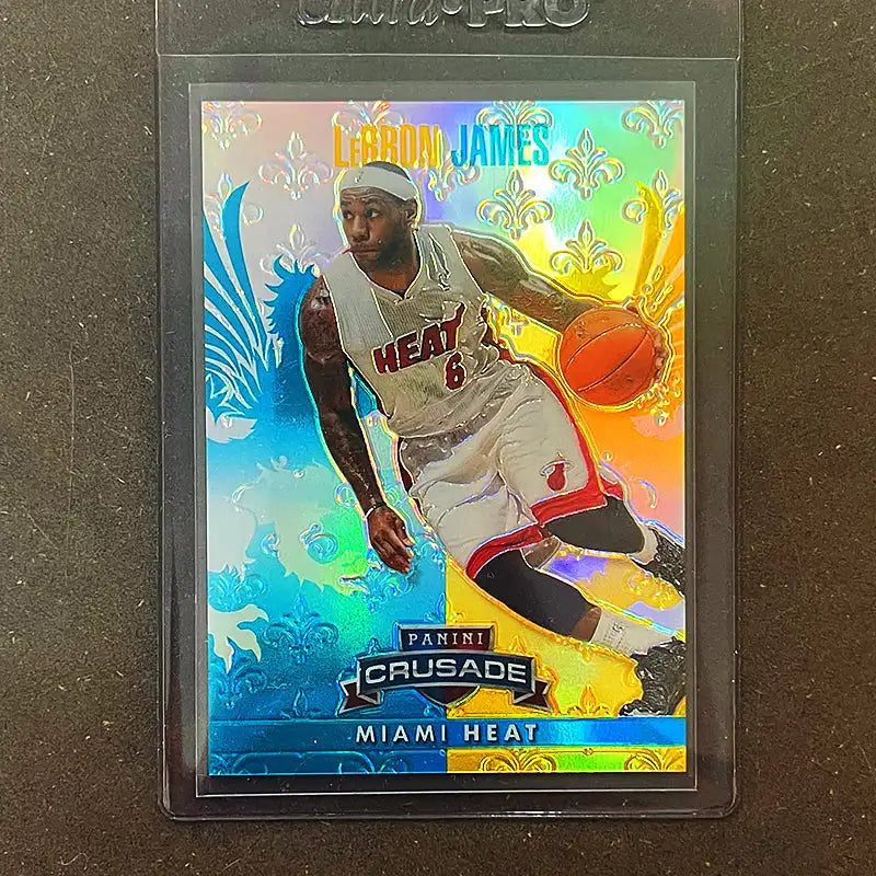 LeBron James - 2013-14 Panini Crusade Teal #238 - Numbered 152/249 Sportssamleobjekter Panini