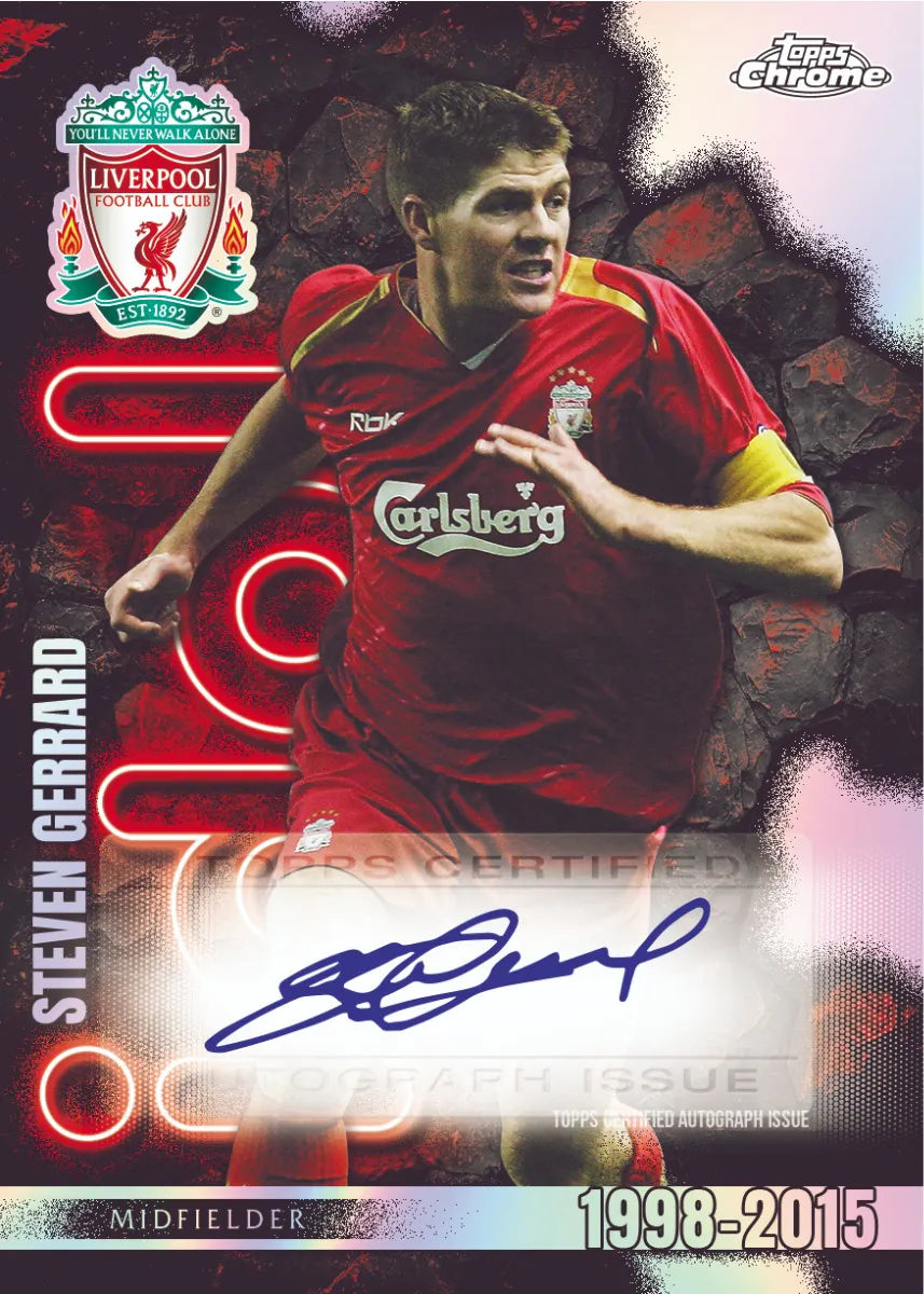 Topps Chrome: Fodboldkort - Liverpool 2023/24 - Hobby Box