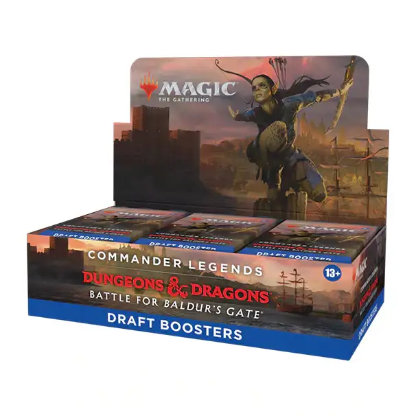 Magic: Commander Legends: Battle for Baldur's Gate Draft Display Box Samlekort Magic: The Gathering