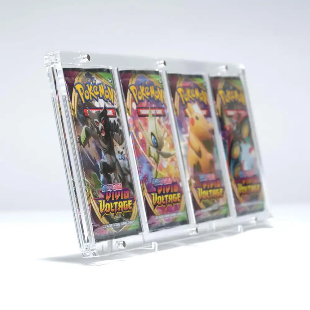 Magnetisk holder til 4 Pokémon Booster Packs fra Legendary Card Collector Tilbehør Legendary Card Collector