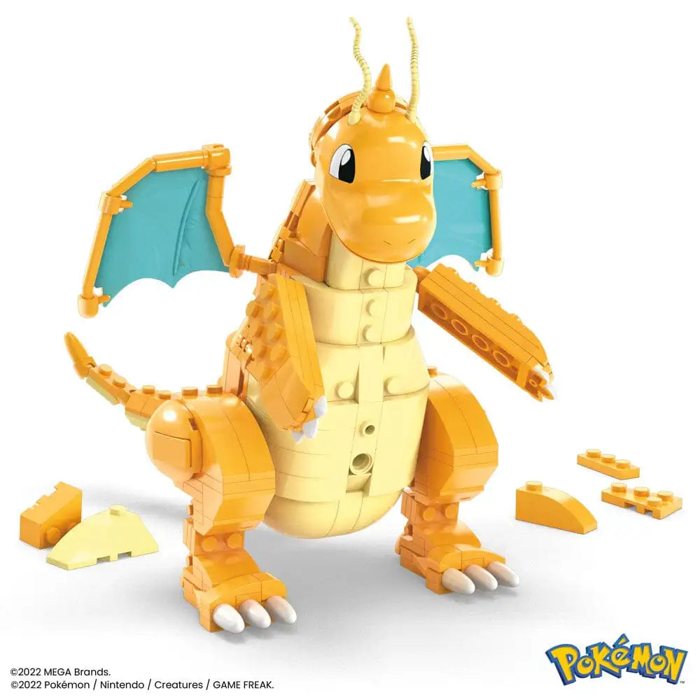 Mega Construx: Pokémon - Dragonite - Construction Set Konstruktionssæt Mega Construx