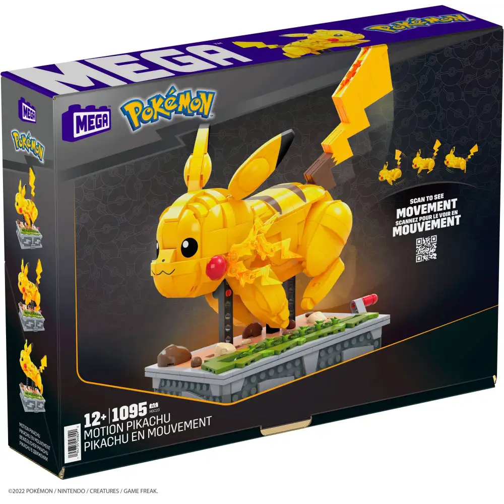 Mega Construx: Pokémon - Motion Pikachu Construction Set Konstruktionssæt Mega Construx