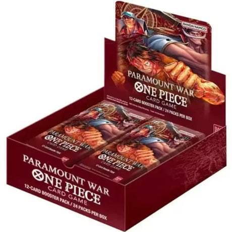 One Piece Card Game: Paramount War (OP02) Booster Display