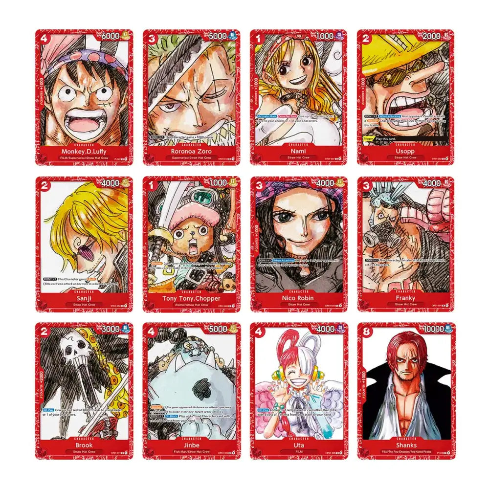 One Piece Card Game: Premium Card Collection - Film Red