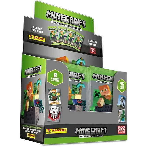 minecraft booster box Panini: Minecraft - Time to Mine Trading Cards