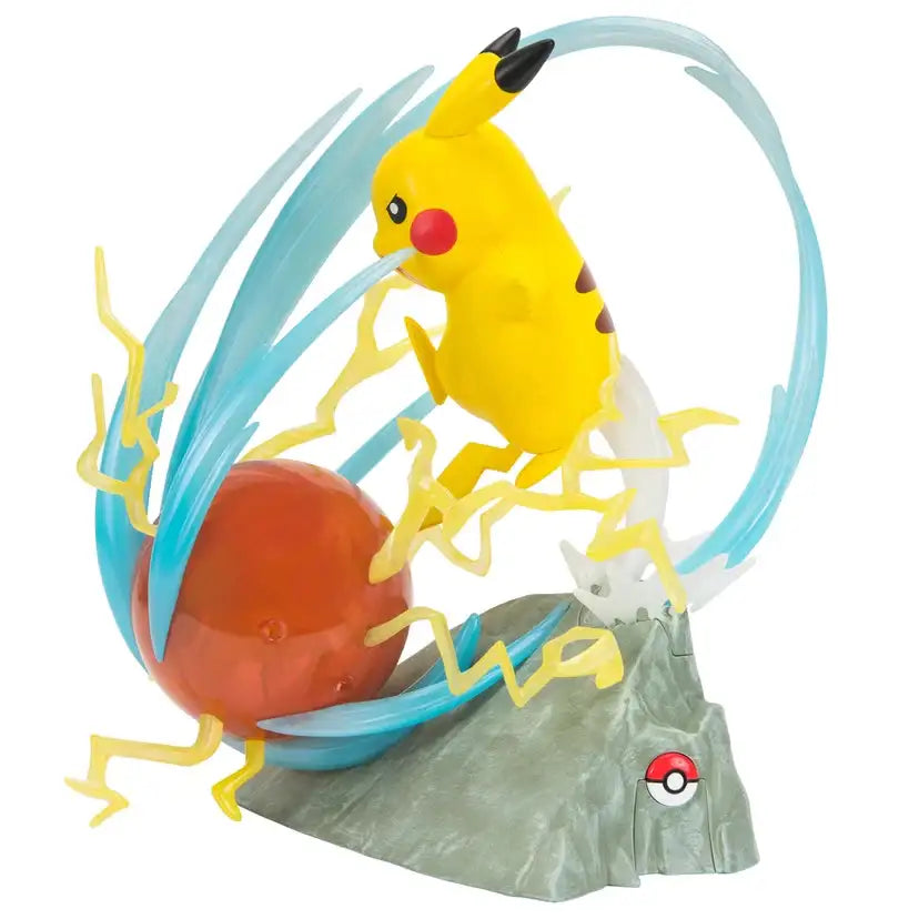 Pokémon: Deluxe Collector Statue - Pikachu Action- og legetøjsfigurer Select