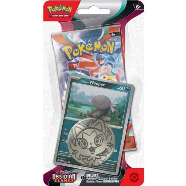 Pokémon TCG: Scarlet & Violet: Obsidian Flames - Checklane Blister - Paldean Wooper