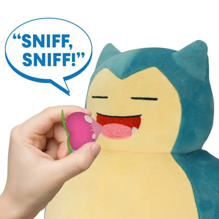 Pokémon: Snooze Action Snorlax Bamse - 27 cm Tøjdyr Pokémon
