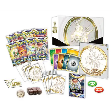 Pokémon: Sword & Shield Brilliant Stars Elite Trainer Box Collectible Trading Cards Pokémon