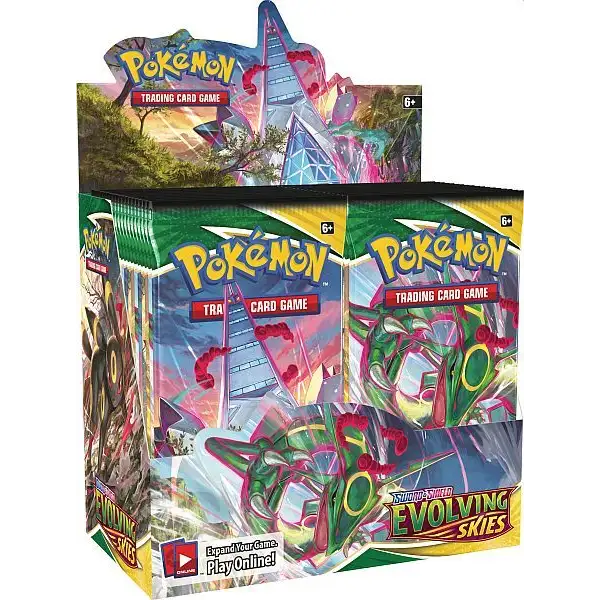Pokémon: Sword & Shield Evolving Skies Booster Box Collectible Trading Cards Pokémon