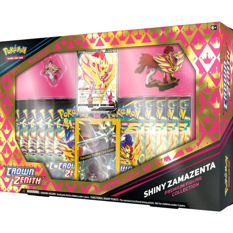 Pokémon TCG: Crown Zenith Shiny Zamazenta - Premium Figure Collection Samlekort Pokémon