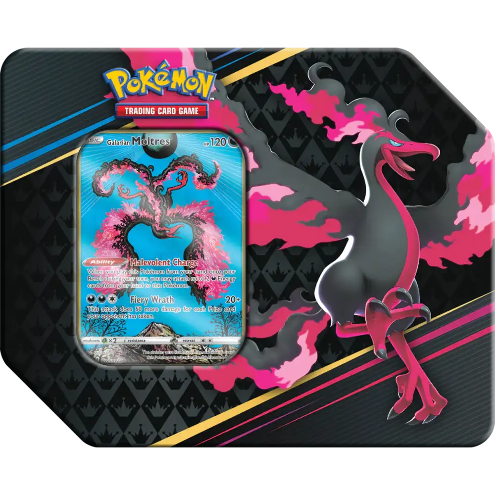 Pokémon TCG: Crown Zenith Tin - Galarian Moltres (USA