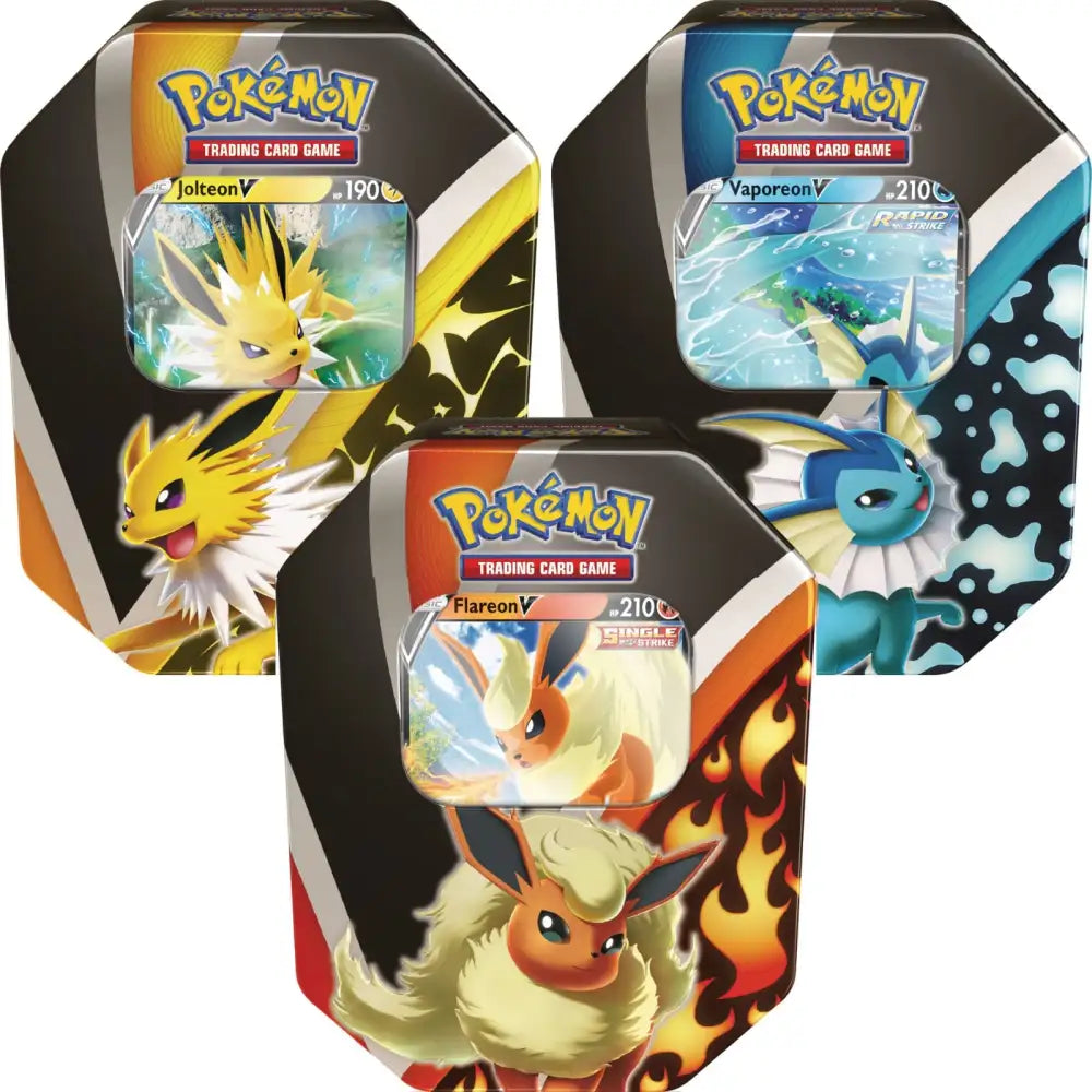 Pokémon TCG: Eevee Evolutions Tin (flere varianter) Pokémon Tin Matraws Shop