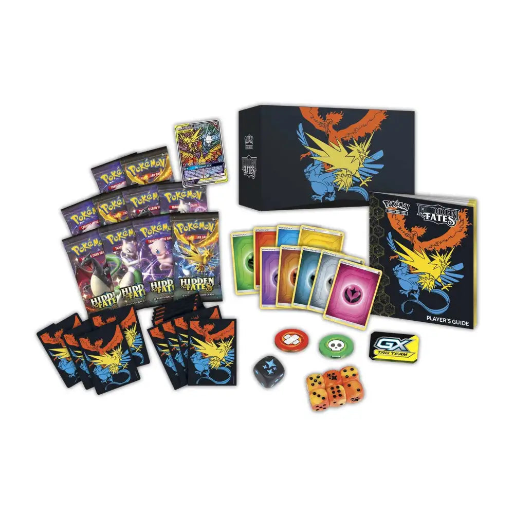 Pokémon TCG: Hidden Fates Elite Trainer Box inkl. Plastik-beskyttelse Elite Trainer Box Pokémon