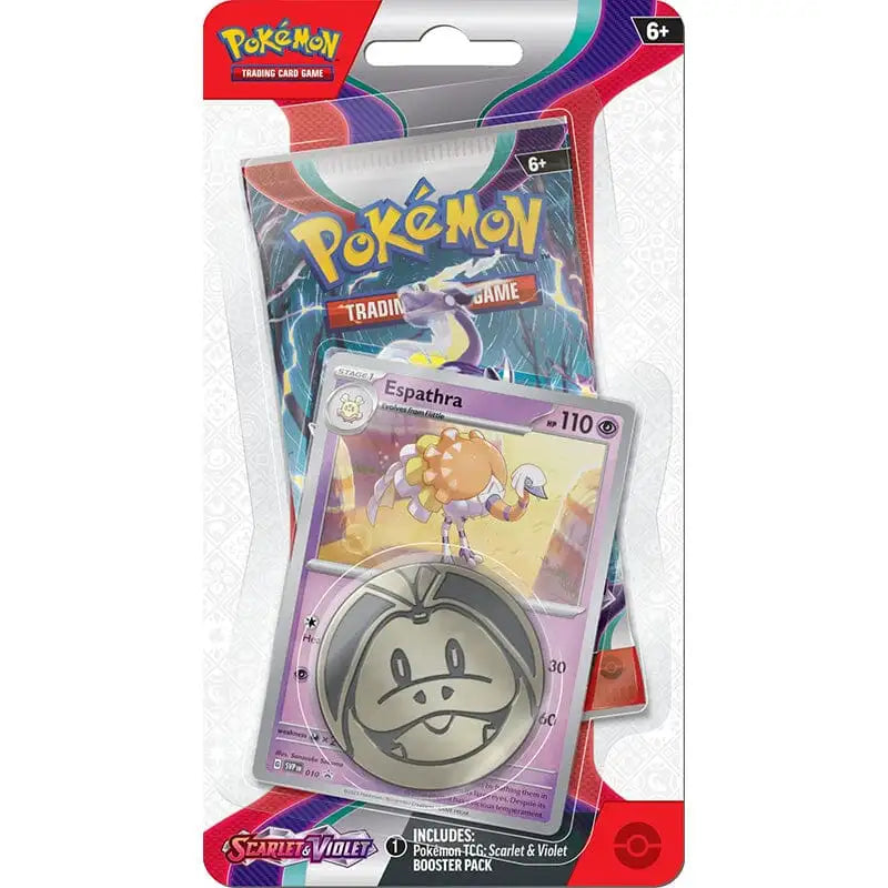 Pokémon TCG: Scarlet & Violet - Checklane Blister - Espathra Samlekort Pokémon