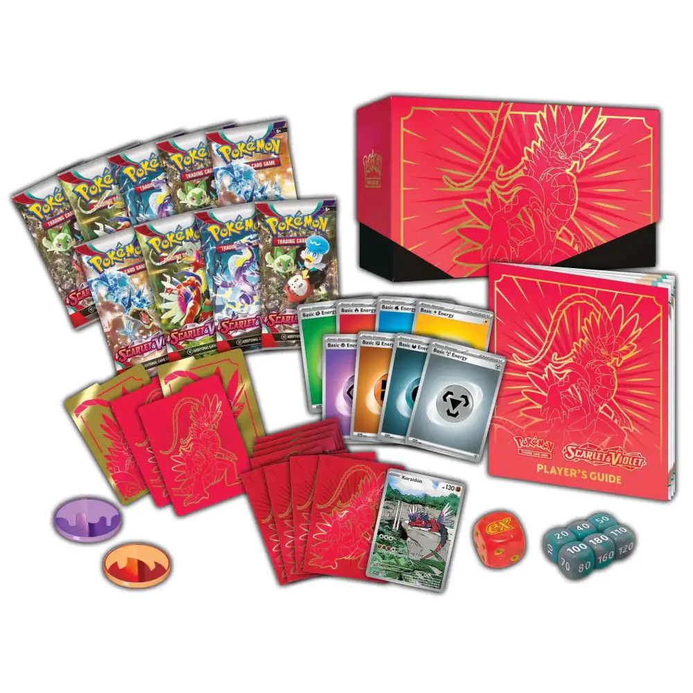 Pokémon TCG: Scarlet & Violet - Elite Trainer Box - Koraidon Samlekort Pokémon