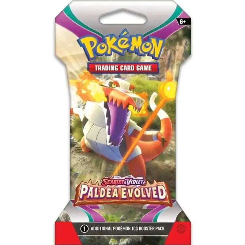 Pokémon TCG: Scarlet & Violet Paldea Evolved - Sleeved Booster Pack Samlekort Pokémon