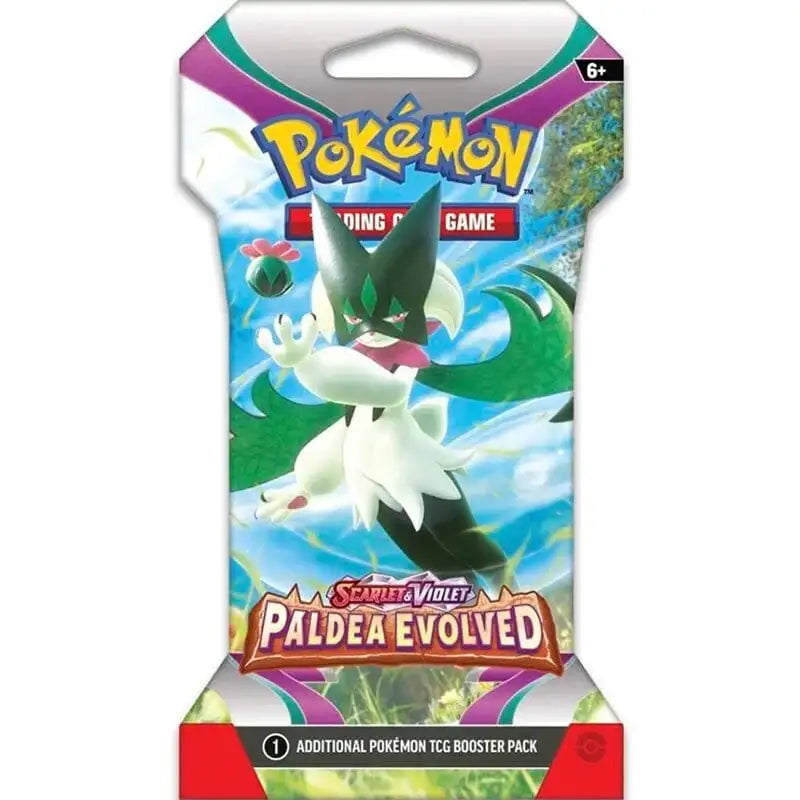 Pokémon TCG: Scarlet & Violet Paldea Evolved - Sleeved Booster Pack Samlekort Pokémon