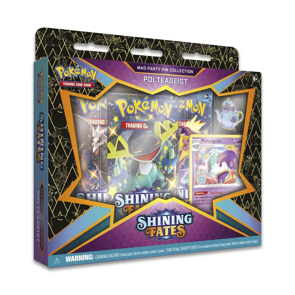 Pokémon TCG: Shining Fates Mad Party Pin Collection (flere varianter) Pokémon TCG Pokémon Polteageist
