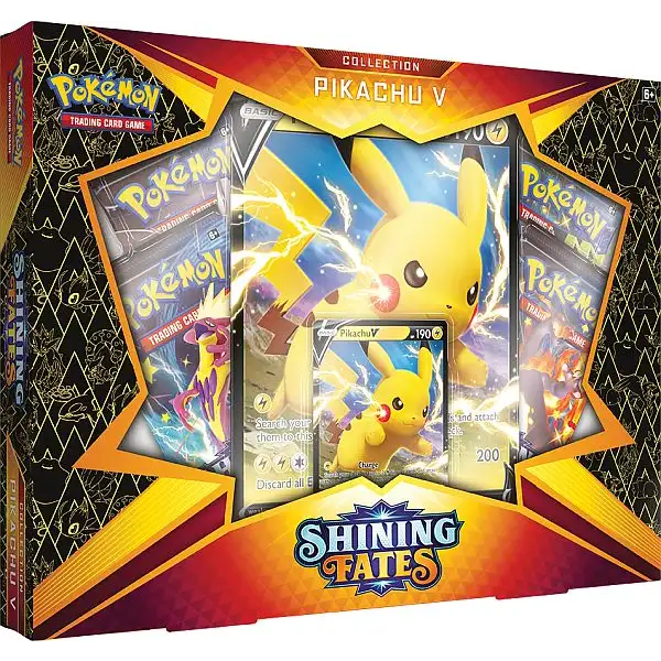 Pokémon TCG: Shining Fates V Box - Pikachu V Samlekort Pokémon