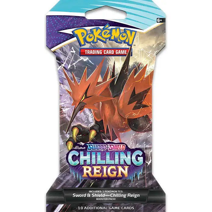 Pokémon TCG: Sword & Shield Chilling Reign Sleeved Booster Pack Samlekort Pokémon